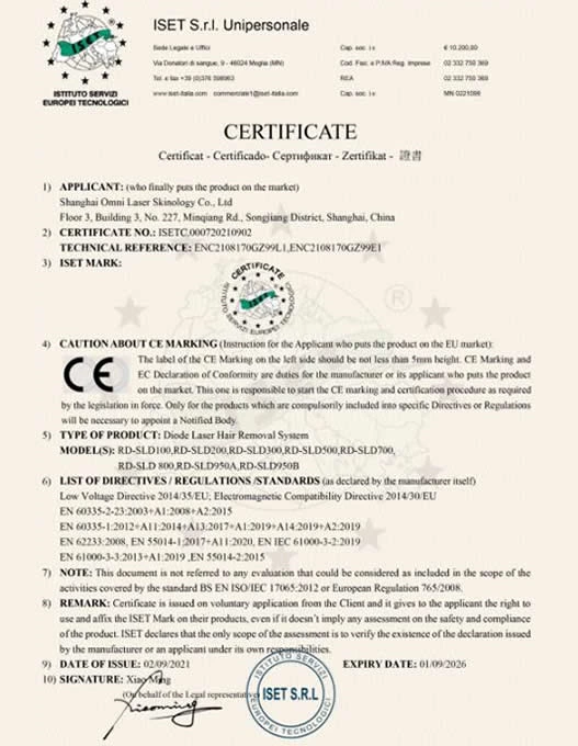 Diode Laser Hair Removal Machine