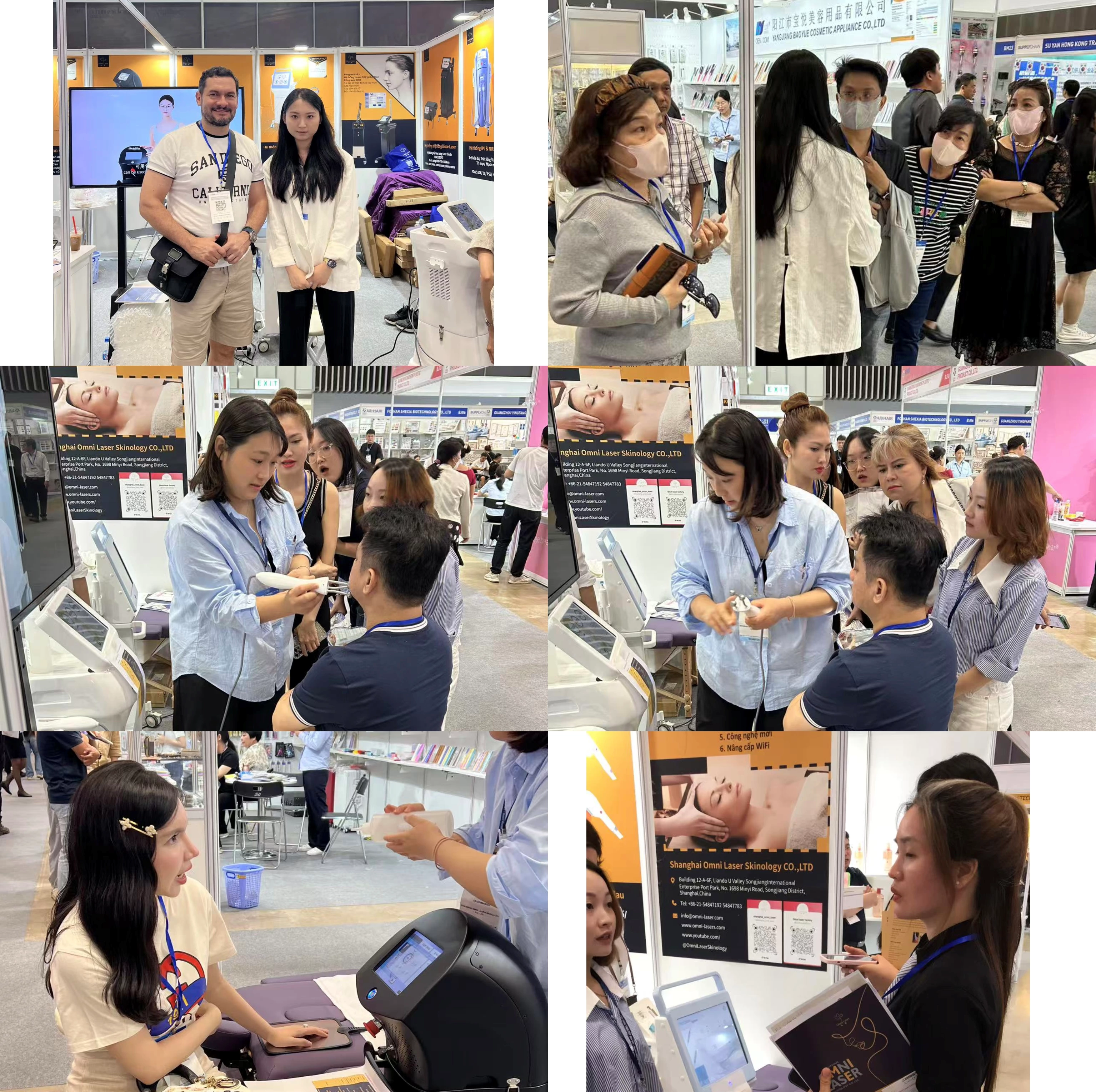 Shanghai Omni Laser Achieves Outstanding Success at CosmoBeaute Vietnam 2025 – All Onsite Units Sold Out！