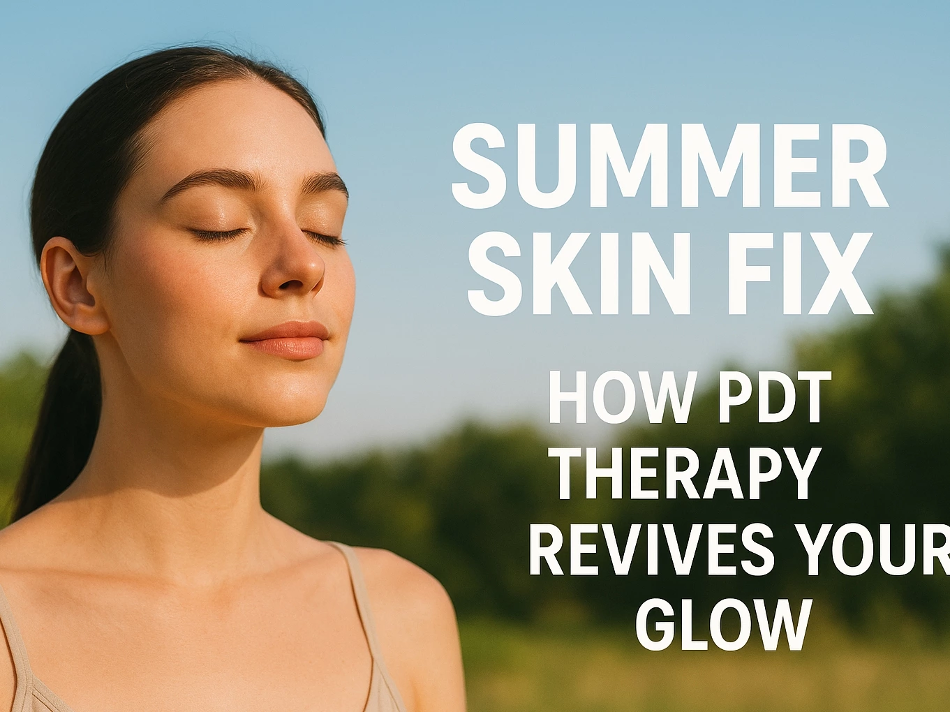 Summer Skin Fix: How PDT Therapy Revives Your Glow