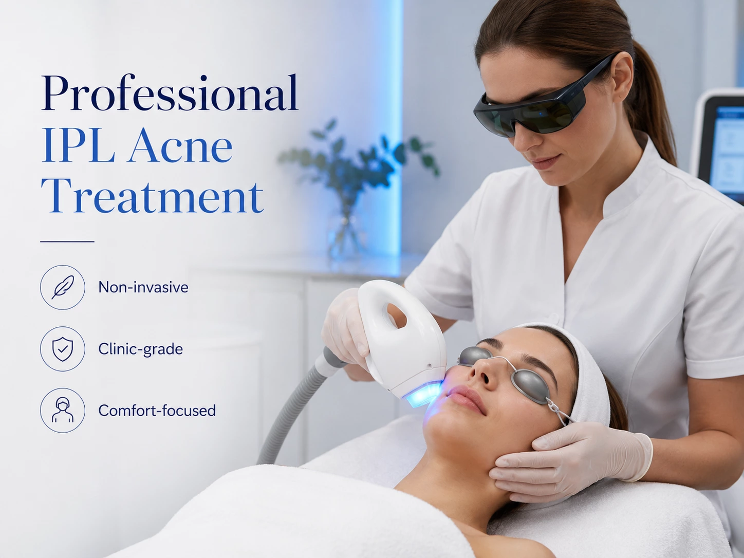 IPL Acne Treatment: How Blue Light Technology Helps Manage Acne-Prone Skin